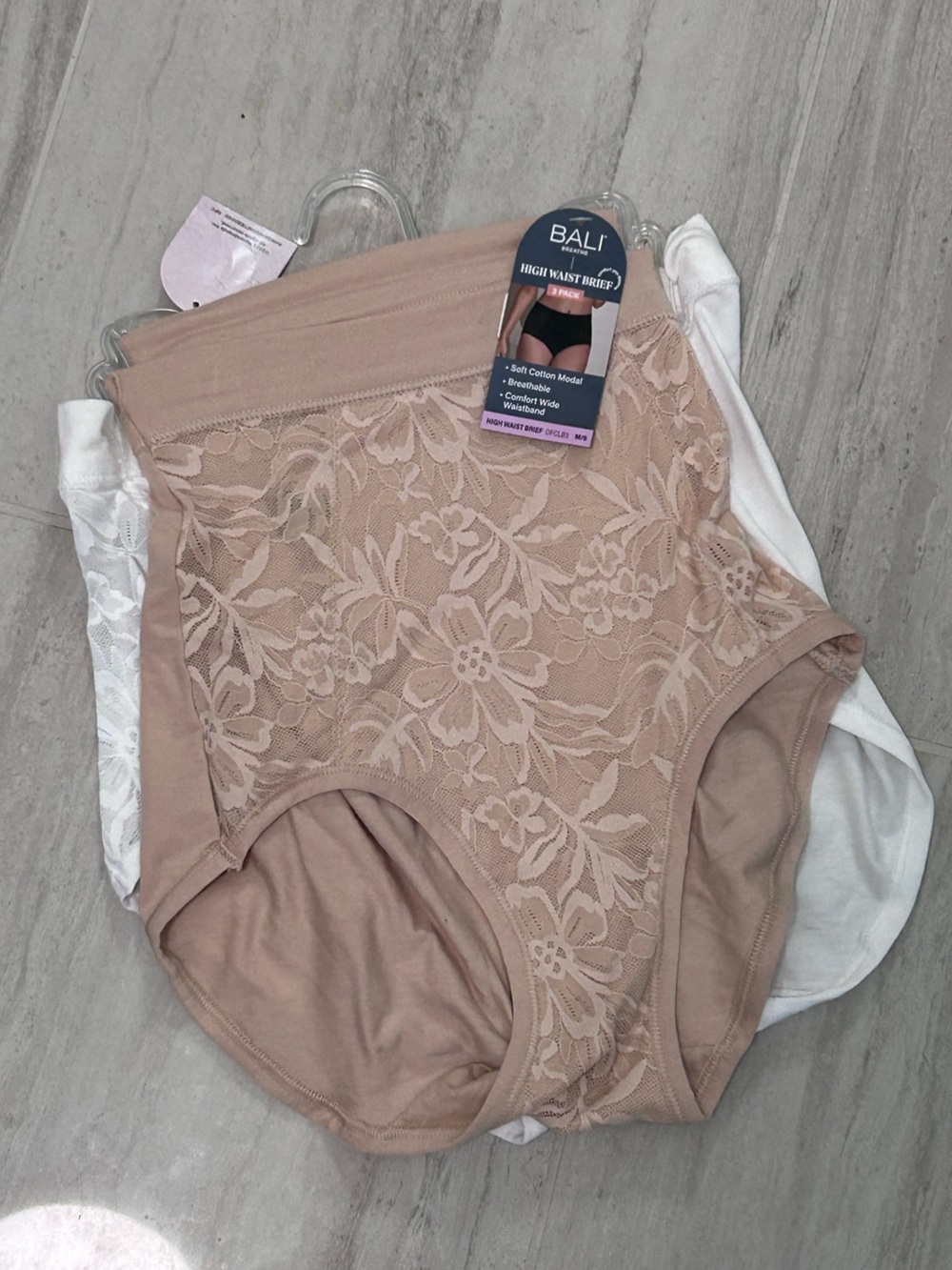 Bali Lace Front High-Waist Shaper Underwear Panties Brief Medium